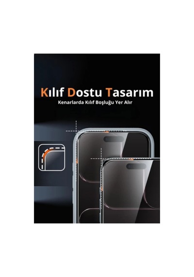 İphone 14 Tam Uyumlu 8k Çerçevesiz Tam Kaplayan 300cc Anti-satic Esd Ekran Koruyucu 9htemperli Cam