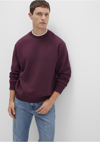 Mavi - Bisiklet Yaka Bordo Basic Sweatshirt 0s10276-70434 Bordo