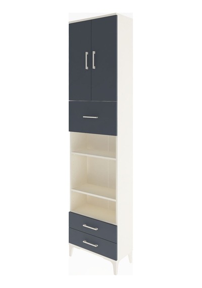 Arges Dolap 5 Raflı 3 Çekmeceli 2 Kapaklı 60x30x243 Aytaşı-an... Aytaşı