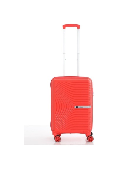 Mçs Bavul Orta Ve Kabin 2li Set Kırılmaz Silikon Valiz V374 Kırmızı Kırmızı