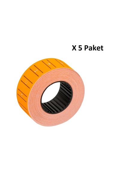 Bigpoint Fiyat Etiketi 10'lu Turuncu X 5 Paket