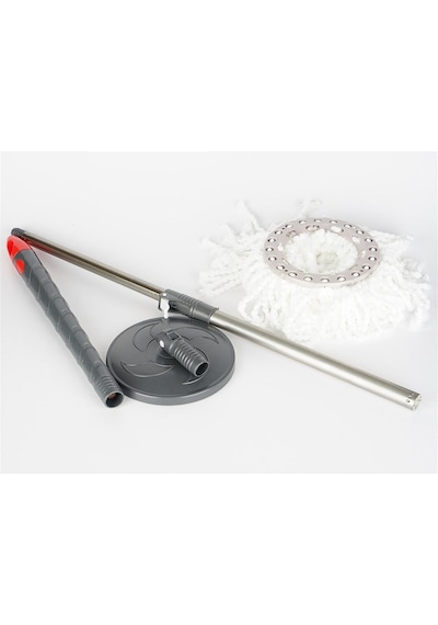 Bimbambom Mikrofiber Akıllı Saplı Püsküllü Dönerli Mop Temizlik Seti