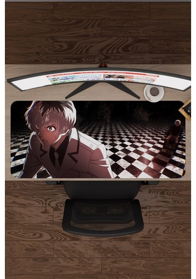 Tokyo Ghoul Anime V3 - 90x40 Xxl Gaming Kauçuk Kaymaz Taban Mouse Pad Fare Altlığı