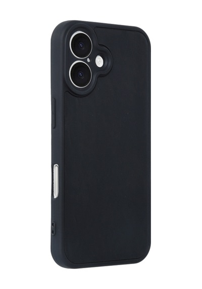 Apple Uyumlu iPhone 16 Uyumlu Kılıf Aras Deri Kapak - Siyah
