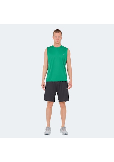 Slazenger RAJYA Erkek Kolsuz Yeşil Tişört