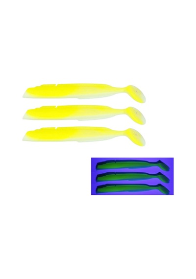 Fujin Salt Eel Body 10Cm X3 Silikon Yem Gövde (471557182)