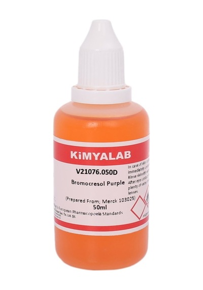 Kimyalab Bromocresol Purple - Bromokresol İndikatör Çözeltisi 50 ML
