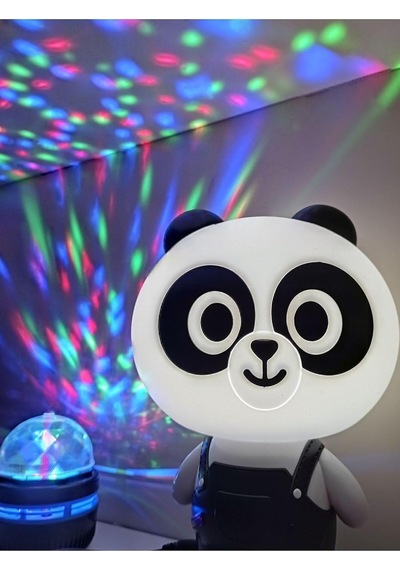 Işık Kasabası 160 Ayıcık Neon Gece Lambası Ve Yansıma Yapan Projeksiyon Led Çok Renkli