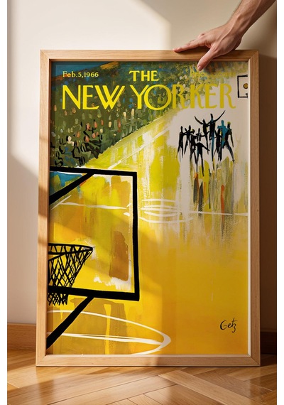The New Yorker Çerçeveli Tablo February 5 1966
