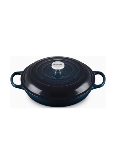 Le Creuset Gourmet Profesyonel Lüks Döküm Tencere Lacivert 28 Cm
