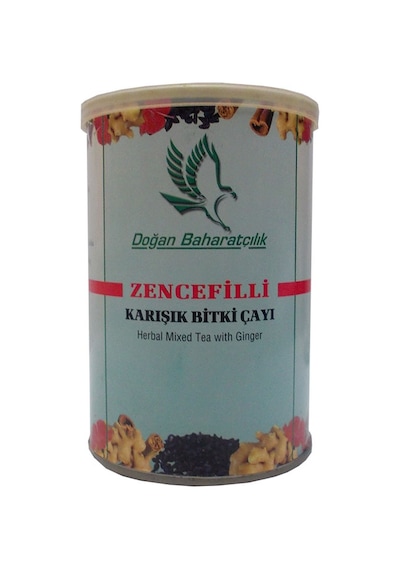 Doğan Baharatçılık Zencefilli Karışık Bitki Çayı Teneke 100 G