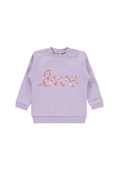 Civil Baby Çiçek Love Baskılı 6-18 Ay Takım - Lila