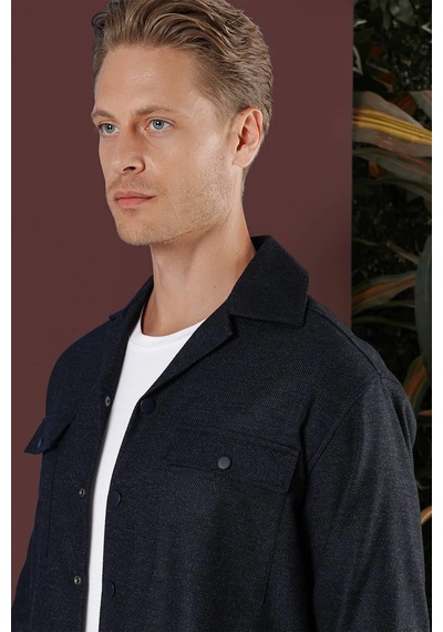 Efor G 1560 Slim Fit Lacivert Klasik Gömlek Lacivert Efor G 1560 Slim Fit Lacivert Klasik Gömlek Lacivert
