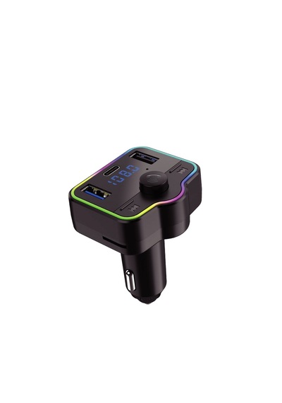 Arenist Lkw-1 Çift Usb Bağlantılı Wireless Fm Transmitter Müzik Kiti Siyah
