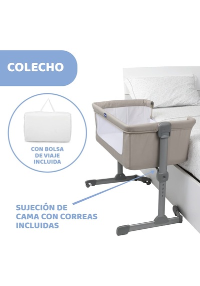 Chicco Next2me Anne Yanı Beşik Açık Kahverengi
