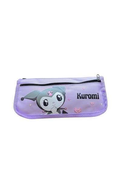Tatlı Sebep Sanrio Kuromi Kalemlik 2 Cepli Mor - Lila