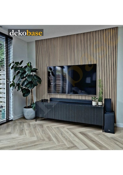 Atlantik Çam 60x270 Cm Yeni Nesil Akustik Ahşap Duvar Paneli