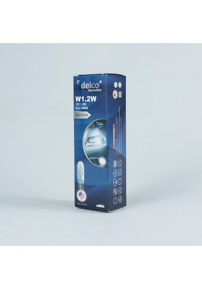 Delco U.s.a W1.2w Mini Dipsiz T5 Gösterge Ampulü 12 Volt 10 Adet
