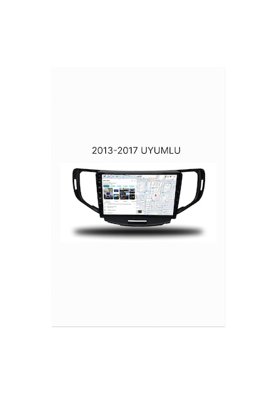 Snp Serisi Honda Accord 2013 İle 2017 Uyumlu 9 İnç Android Multimedya Sistemi 6-128 Gb Hafıza Carplay Android Auto Ve Geri Görüş Kamerası 9"