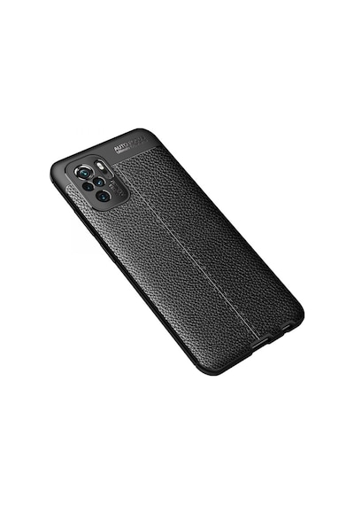 Xiaomi Redmi Note 10 Kılıf Focus Derili Silikon Kılıf