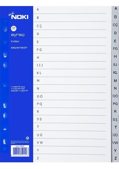 Noki Ayraç A-z Harf 59229