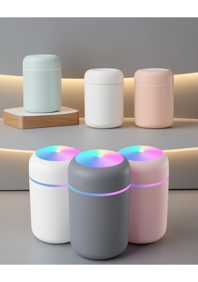 Rgb Işıklı Ultrasonik Nemlendirici 300 Ml Uuczzzh2onemlendiriciiii1