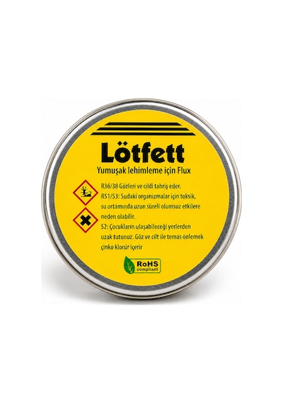 Lötfett Lehim Pastası 50 Gr Yumuşak Lehimleme İçin Flux Lehim Pastası