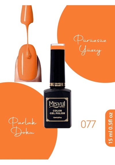 Uv Led Kalıcı Oje Nail Art, 15 Ml, 077