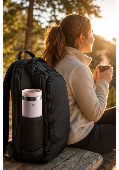 Fika Tauko Termos Bardak 470ml - Pudra-7559 Pembe