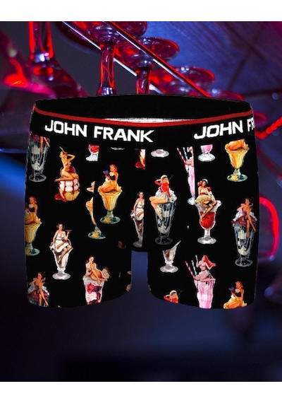 John Frank Dijital Erkek Boxer Cup Lady 001