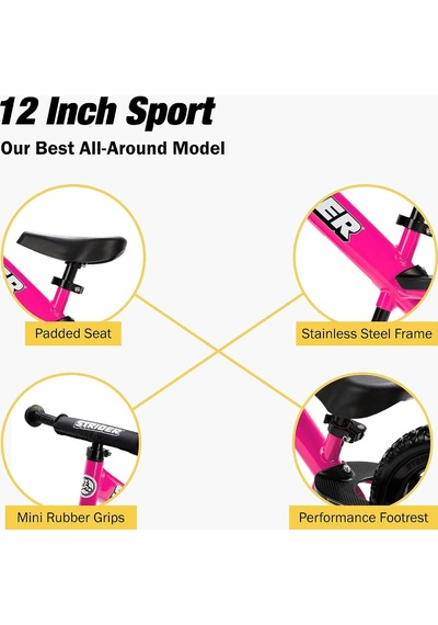 12 Sport Balance Bike, 18 Ay İla 5 Yaş Arası Genel