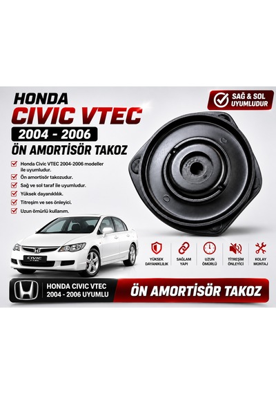 Honda Civic Vtec 2004-2006 Ön Amortisör Takozu 1 Adet Sağ / Sol Uyumlu