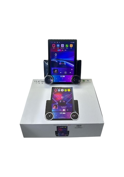 For-x Dual Knob 2k Tesla Ekran Tüm 9 Ve 10 İnç Çerçevelere Uyumlu Profesyonel Multimedia 9"