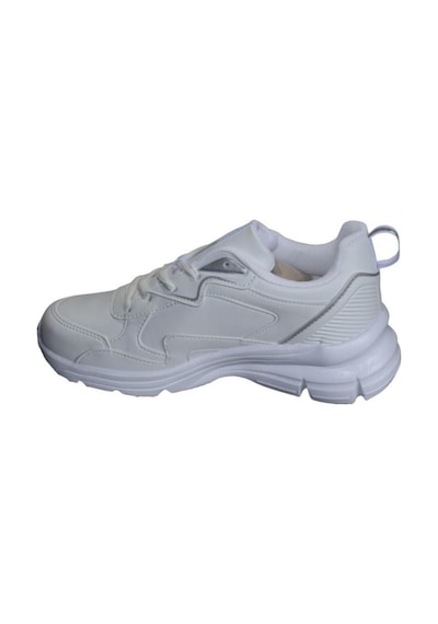 Kinetix Kadın Beyaz Kalın Tabanlı Sneaker Spor Yürüyüş Ayakkabısı Topuk Boyu 5cm 001