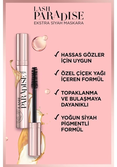 Lash Paradise Siyah Maskara Çok Renkli