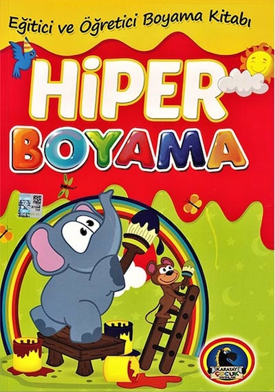 4E Boyama Kitabı Hiper 128 Sayfa Karatay  Yayınevi