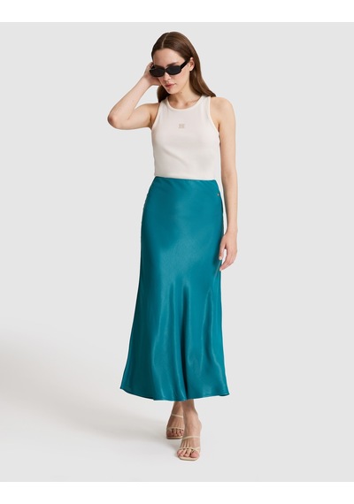 Pierre Cardin Kadın Koyu Yeşil Etek Dokuma 50321313-vr079