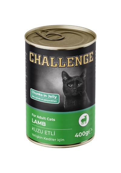 Challenge Kuzu Etli Yetişkin Kedi Konservesi 400 G