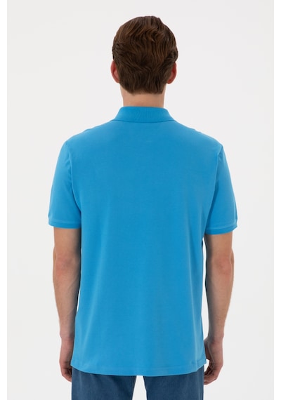 U.S. Polo Assn. Erkek Regular Fit Polo Yaka Turkuaz Tişört 50306858-VR093