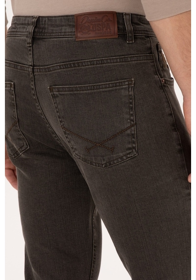 U.S. Polo Assn. Erkek Kahverengi Slim Fit Jean Pantolon 50308279-dn0031
