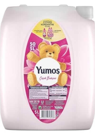 Yumoş Çiçek Bahçesi Yumuşatıcı 50 Yıkama 5 Lt