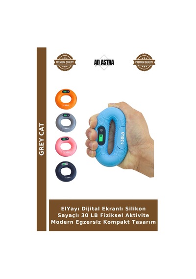 Elyayı Dijital Ekranlı Silikon Sayaçlı 30 Lb Fiziksel Aktivite Modern Egzersiz Kompakt Tasarım Belirtilmemiş