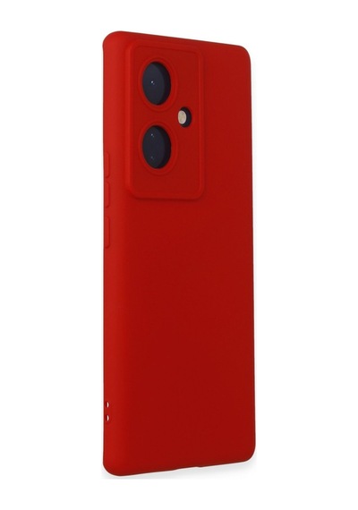 V29 Lite Kılıf Nano İçi Kadife Silikon - Kırmızı Bz8683140629793
