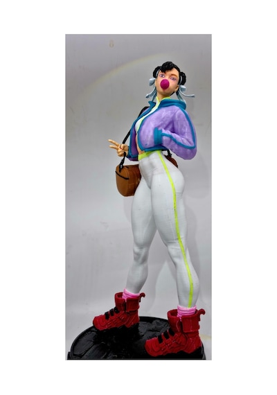 Street Fighter Chun Li Figür 31 Cm Game Sporcu Chun Li Figür