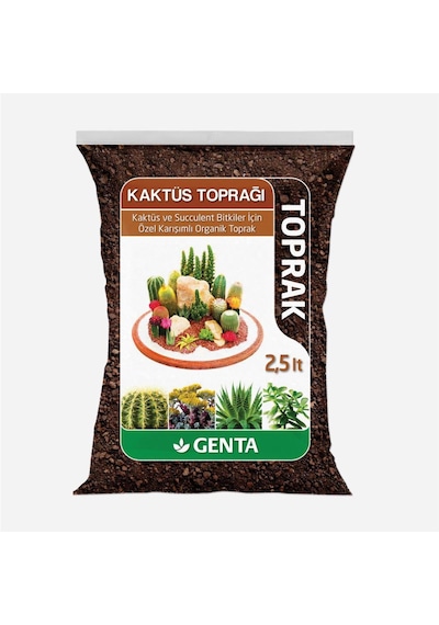 Özel Karışımlı Kaktüs Toprağı 2.5 L