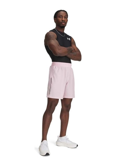 Under Armour Tech Wordmark Erkek Şort 1383356-647 Pembe