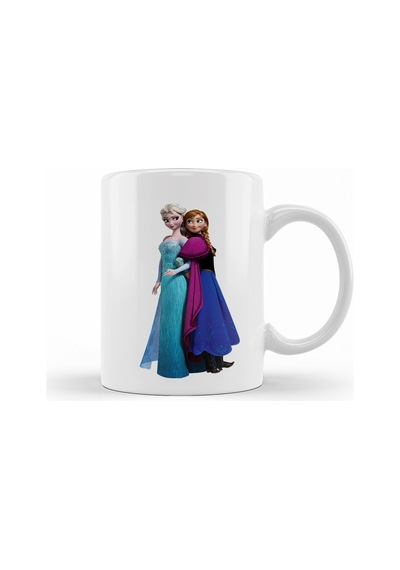 Elsa Kristoff Rapunzel Anna Frozen Kupa Bardak Porselen Karışık