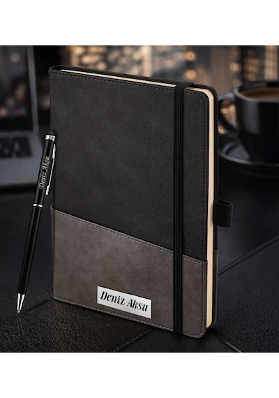 Bk Gift Kişiye Özel Siyah Termo Deri Defter Ve Touchpen Kalem Seti -18, Kurumsal Ve Özel Hediye, Yeni İş Hediyesi Kobitmeyencom35981 Bk Gift