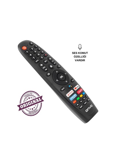 Ses Komutlu Onvo Profilo Saba Ses Komutlu Android Smart Led Tv Kumanda