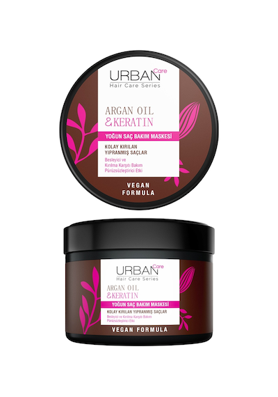 Urban Care Argan Oil & Keratin Kolay Kırılan Saçlara Özel Yoğun Saç Bakım Maskesi 230 ML
